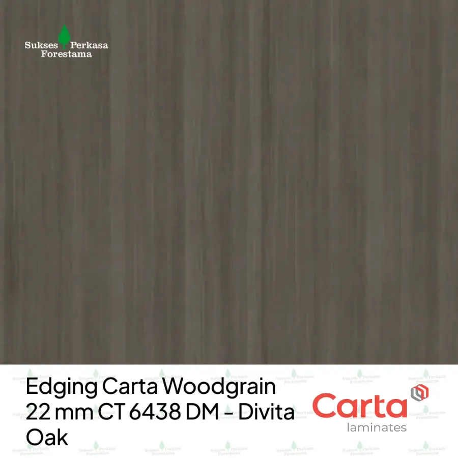 Edging Carta Woodgrain 22 mm CT 6438 DM - Divita Oak