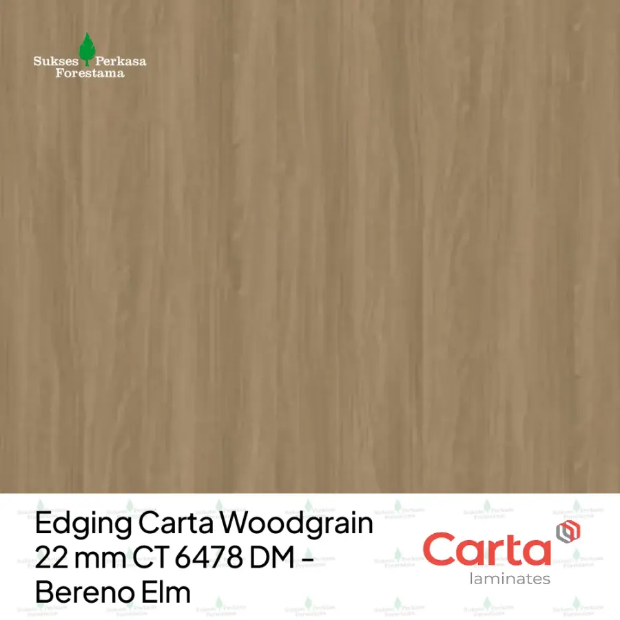 Edging Carta Woodgrain 22 mm CT 6478 DM - Bereno Elm