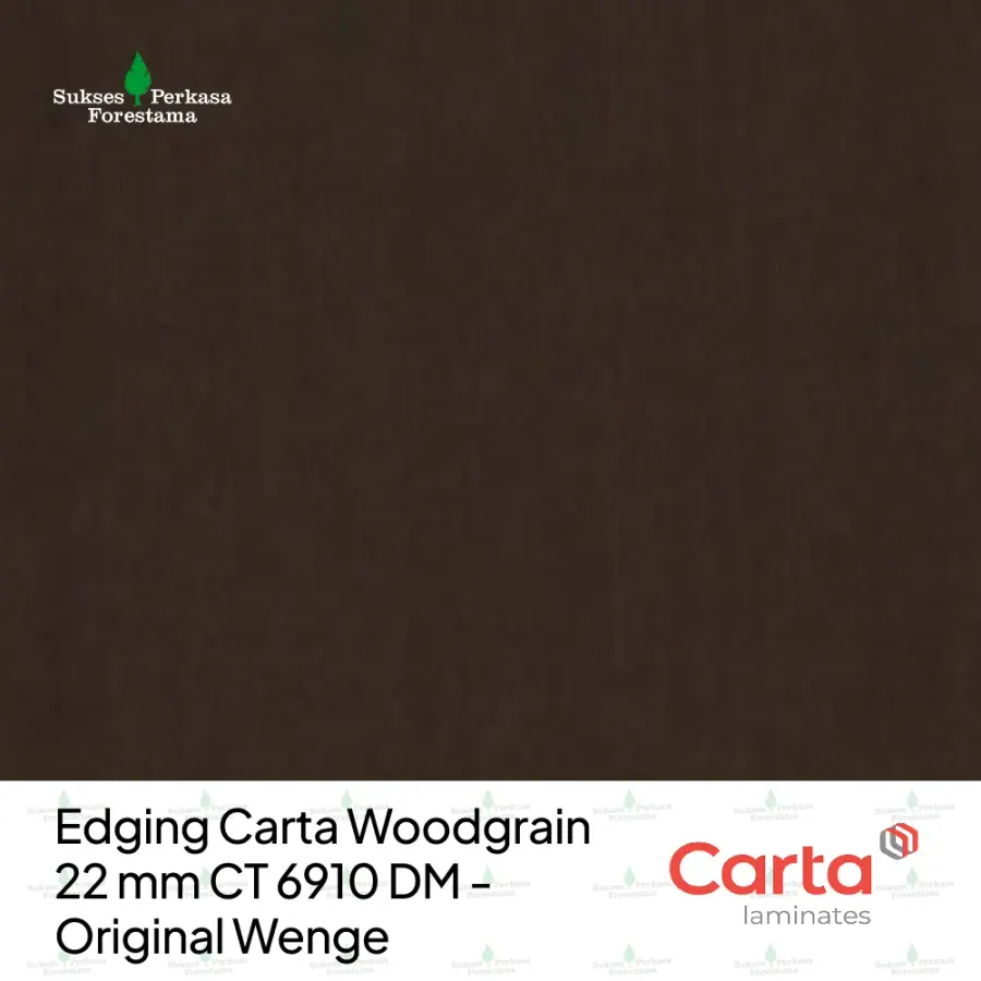 Edging Carta Woodgrain 22 mm CT 6910 DM - Original Wenge