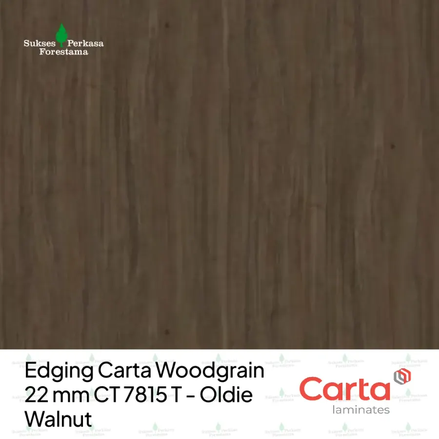 Edging Carta Woodgrain 22 mm CT 7815 T - Oldie Walnut
