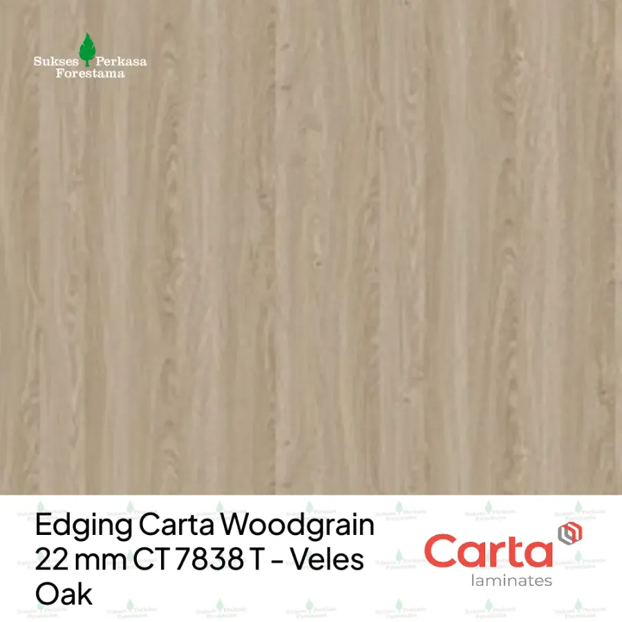 Edging Carta Woodgrain 22 mm CT 7838 T - Veles Oak