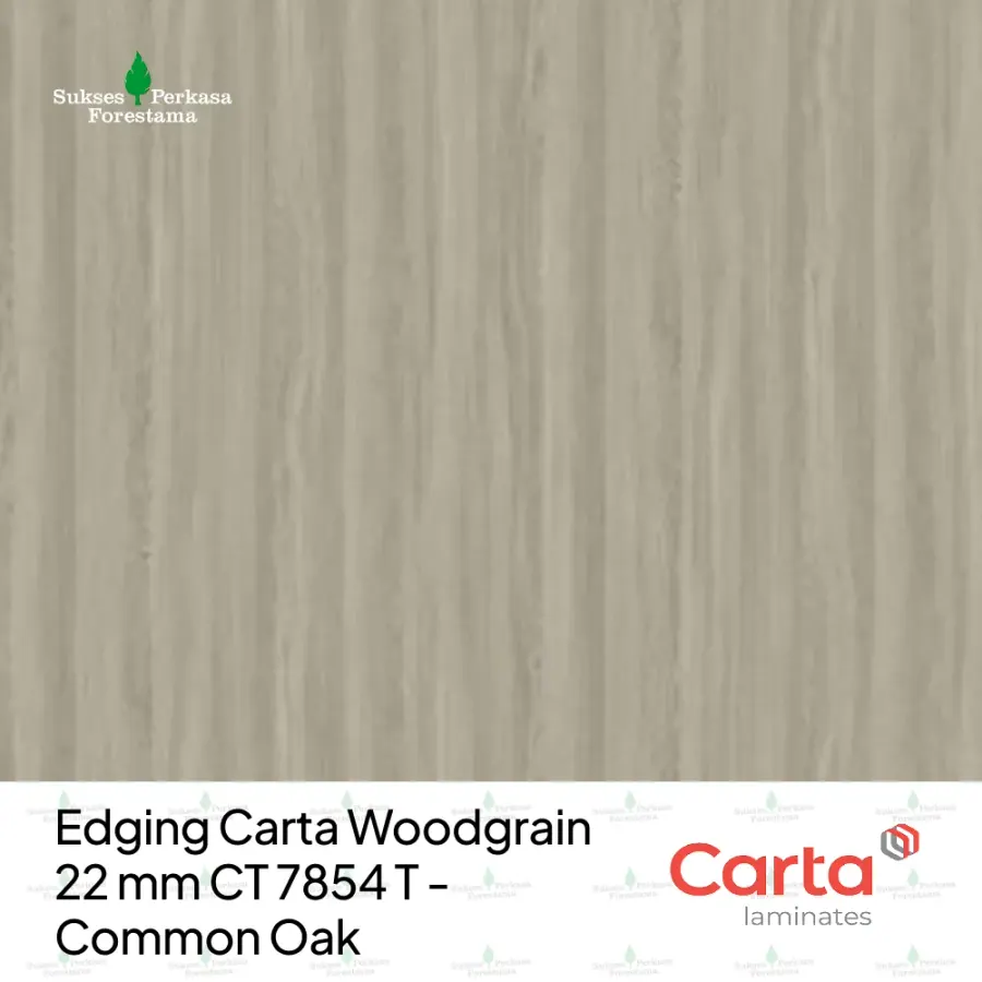 Edging Carta Woodgrain 22 mm CT 7854 T - Common Oak