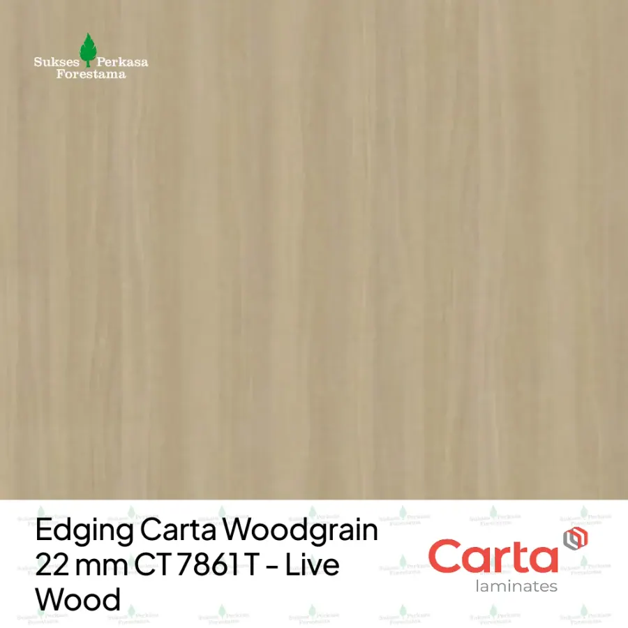 Edging Carta Woodgrain 22 mm CT 7861 T - Live Wood