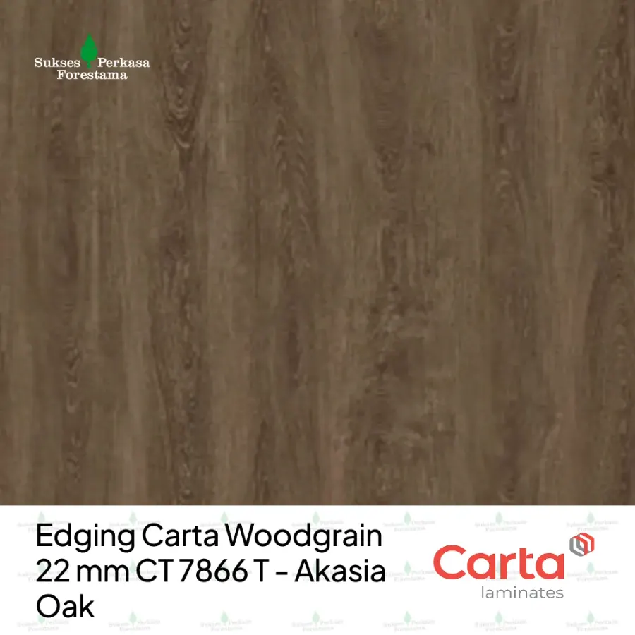 Edging Carta Woodgrain 22 mm CT 7866 T - Akasia Oak