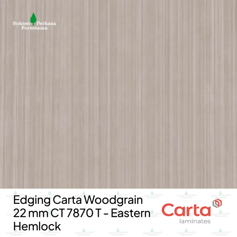 Edging Carta Woodgrain 22 mm CT 7870 T - Eastern Hemlock