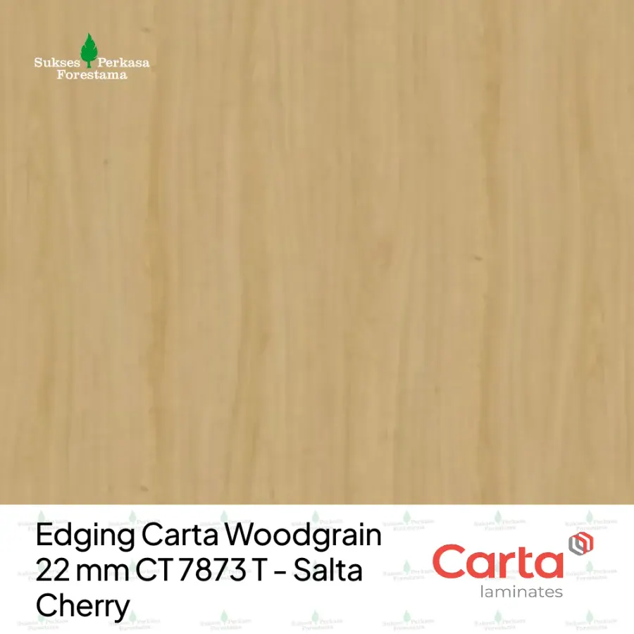 Edging Carta Woodgrain 22 mm CT 7873 T - Salta Cherry