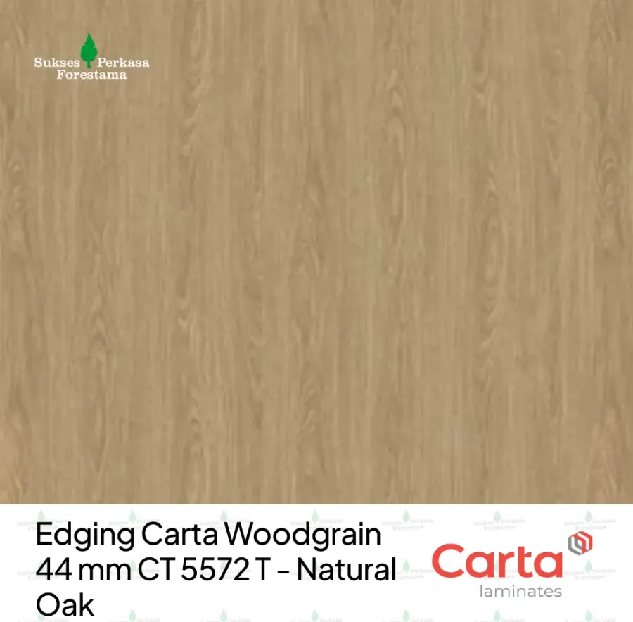 Edging Carta Woodgrain 44 mm CT 5572 T - Natural Oak