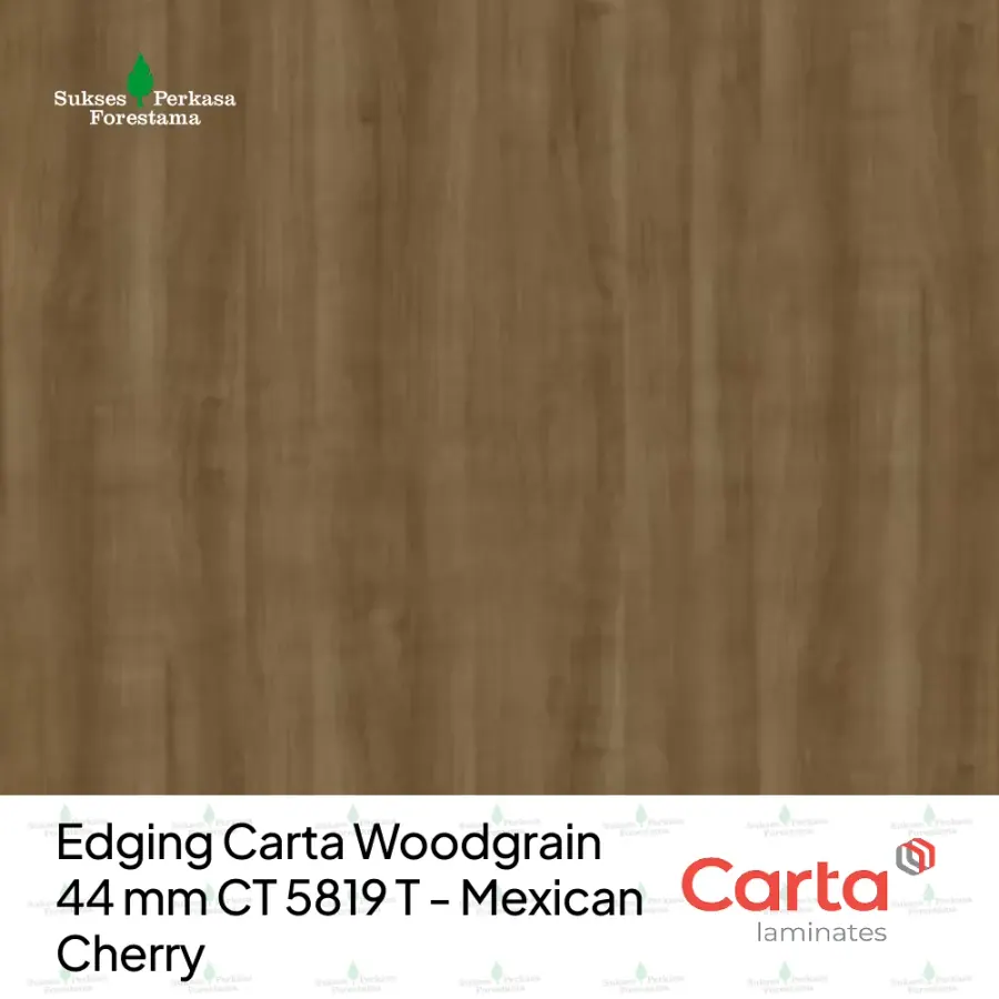 Edging Carta Woodgrain 44 mm CT 5819 T - Mexican Cherry