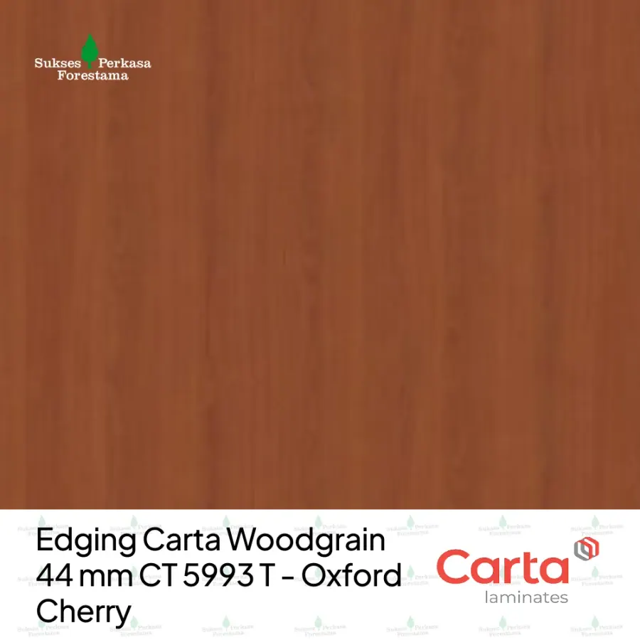 Edging Carta Woodgrain 44 mm CT 5993 T - Oxford Cherry