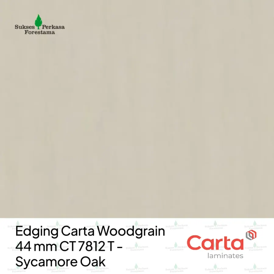 Edging Carta Woodgrain 44 mm CT 7812 T - Sycamore Oak