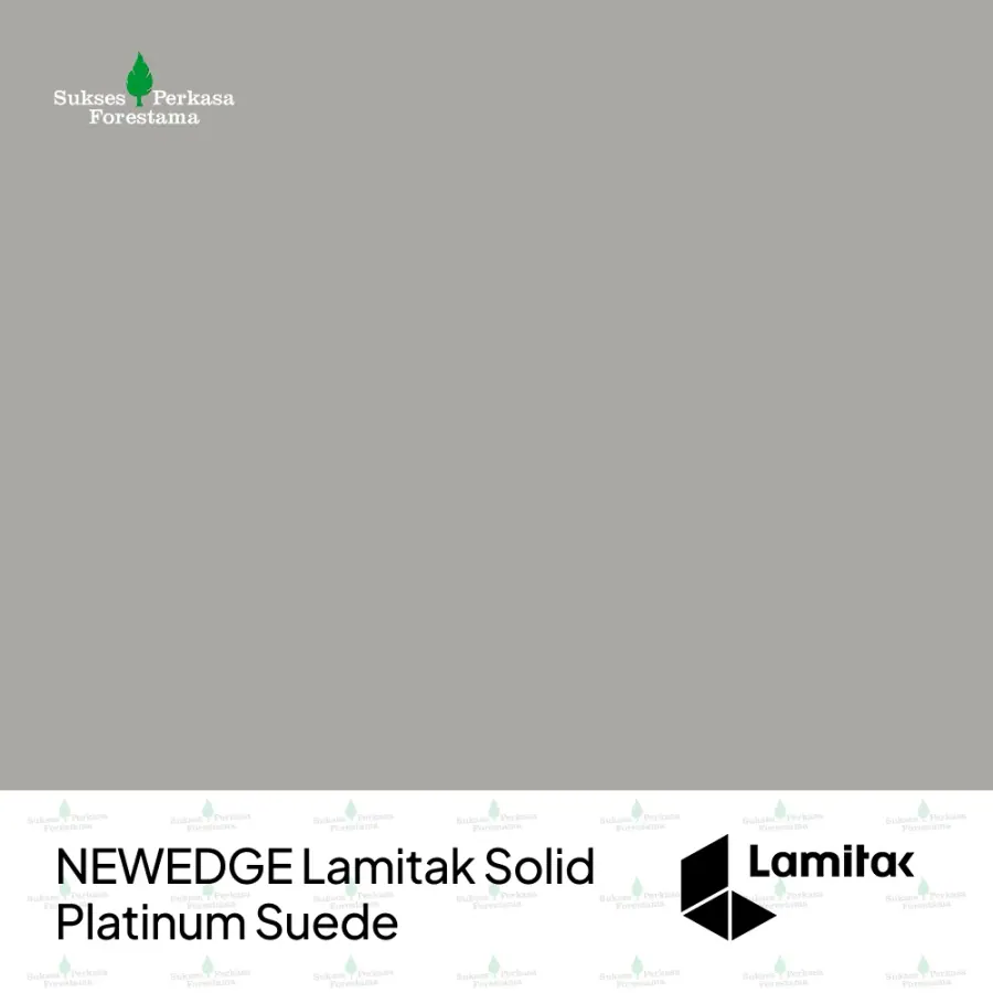 NEWEDGE Lamitak Solid Platinum Suede