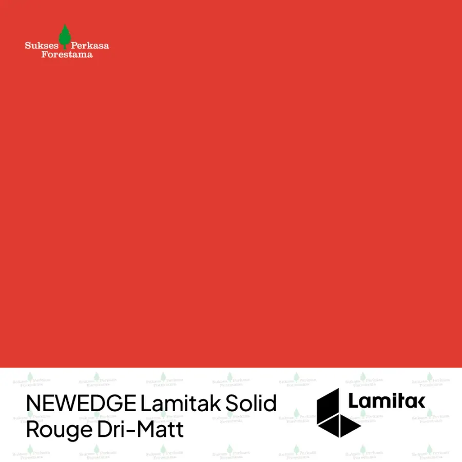 NEWEDGE Lamitak Solid Rouge Dri-Matt