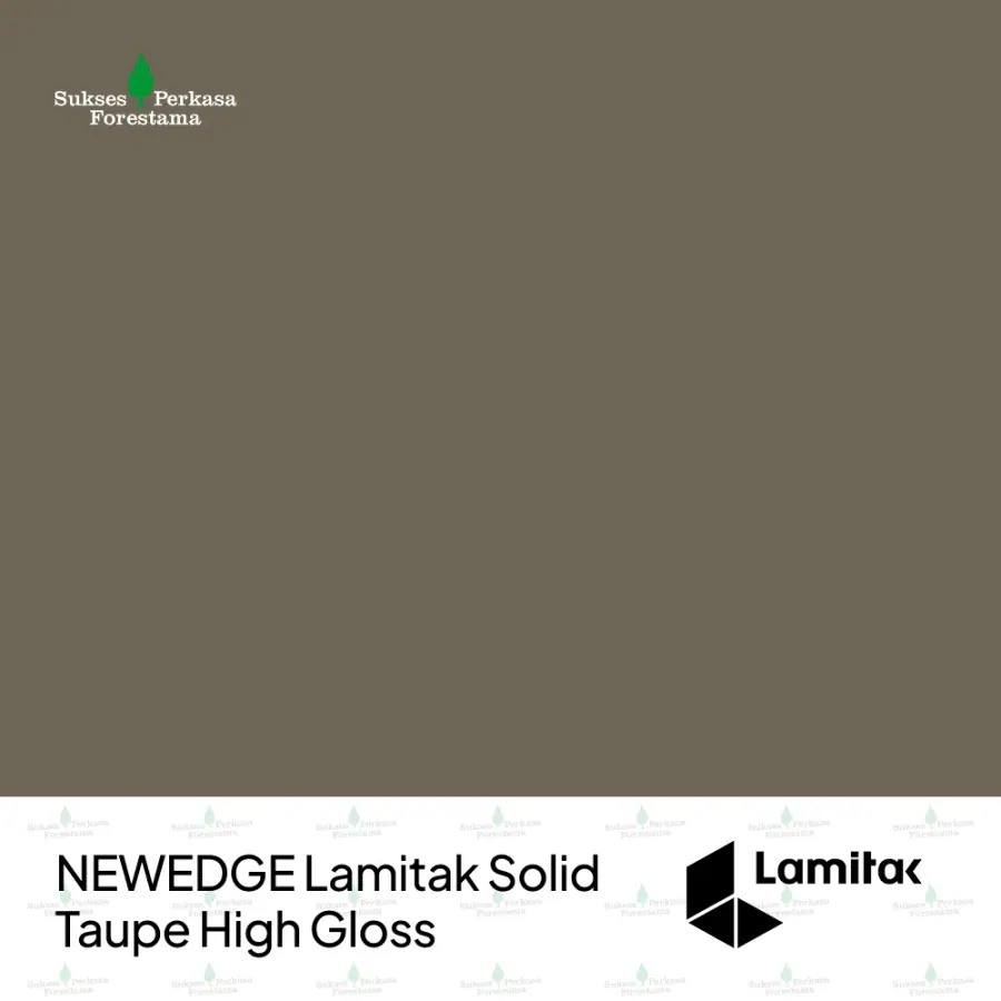 NEWEDGE Lamitak Solid Taupe High Gloss